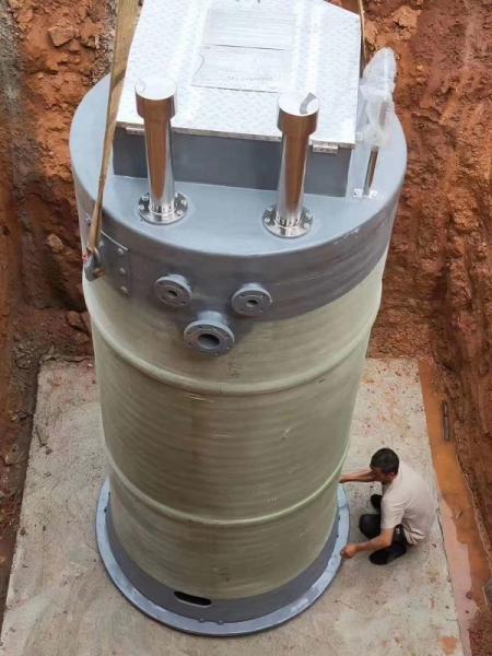 内蒙古峨眉山一体化提升泵安装